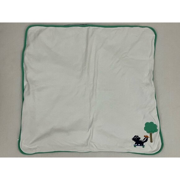 Gymboree Little Skunk Reversible Layette Blanket Boy's 2014 Spring 1 OS Cotton - Picture 2 of 7